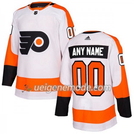Dame Eishockey Philadelphia Flyers Custom Adidas 2017-2018 Weiß Authentic